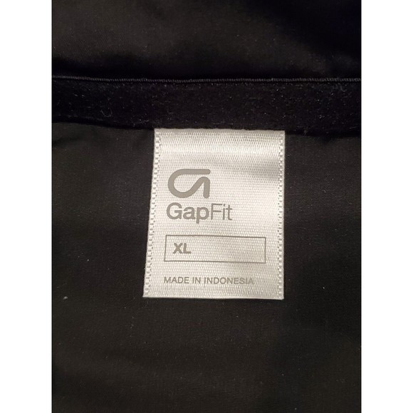 GAP Fit Hybrid Tech Hooded Full Zip Jacket Black Mens Sz XL NEW NWT $100 retail - Picture 12 of 16